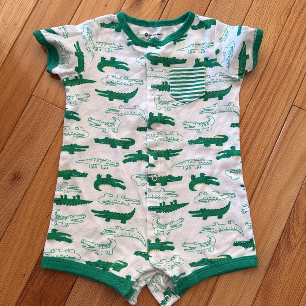 Alligator Rompers - Picture 2 of 3